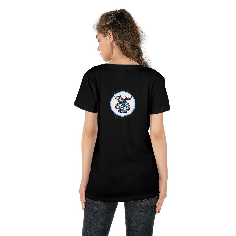 Rowdy Ruckers Women's V-neck T-shirt