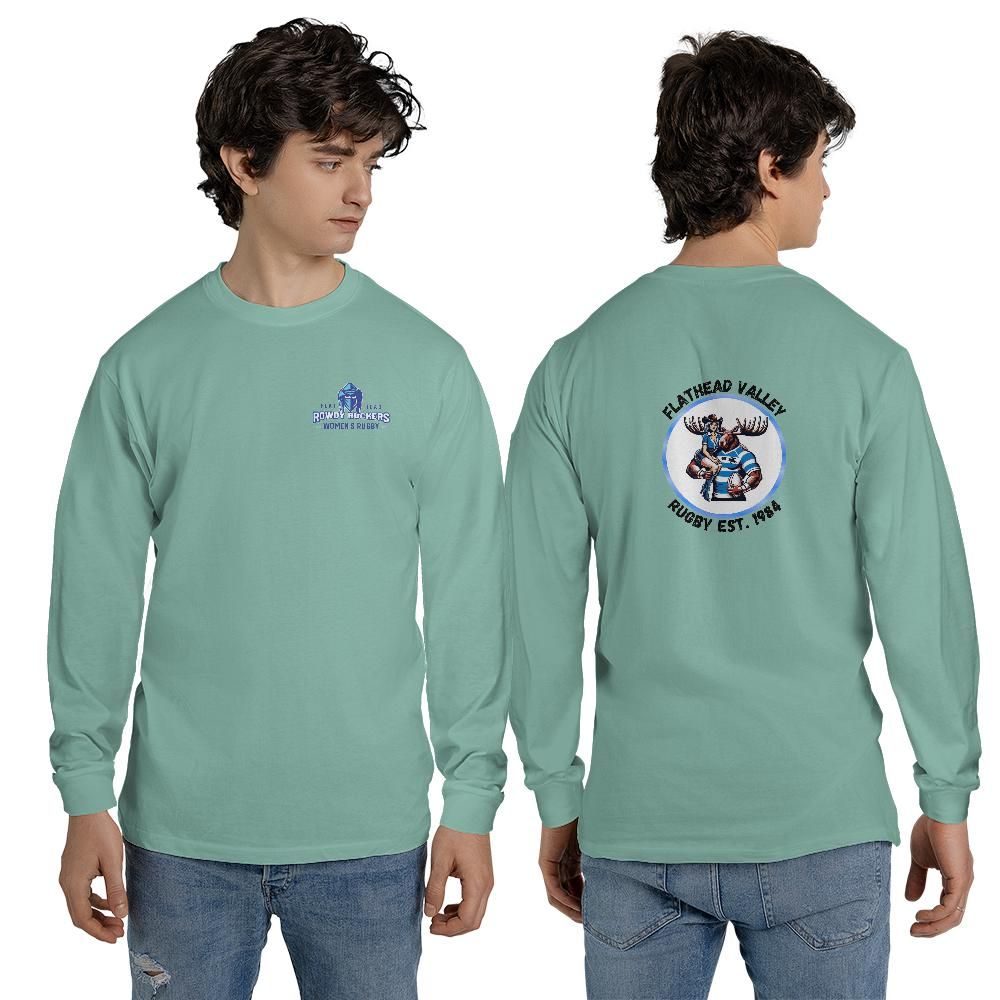 Rowdy Ruckers Long Sleeve T-shirt Comfort Colors 6014 (Made in US)