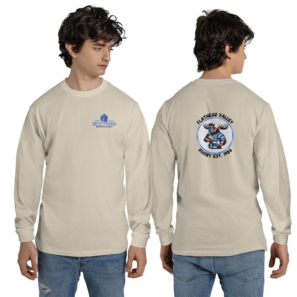 Rowdy Ruckers Long Sleeve T-shirt Comfort Colors 6014 (Made in US)