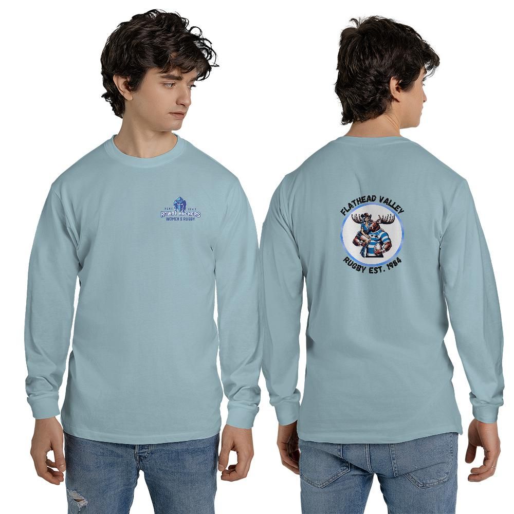 Rowdy Ruckers Long Sleeve T-shirt Comfort Colors 6014 (Made in US)