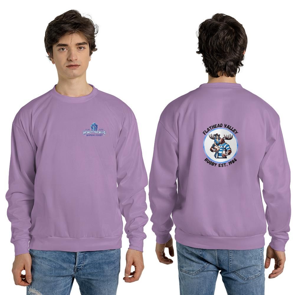 Rowdy Ruckers Classic Unisex Crew-neck Sweatshirt Comfort Colors 1566 (Made in US)