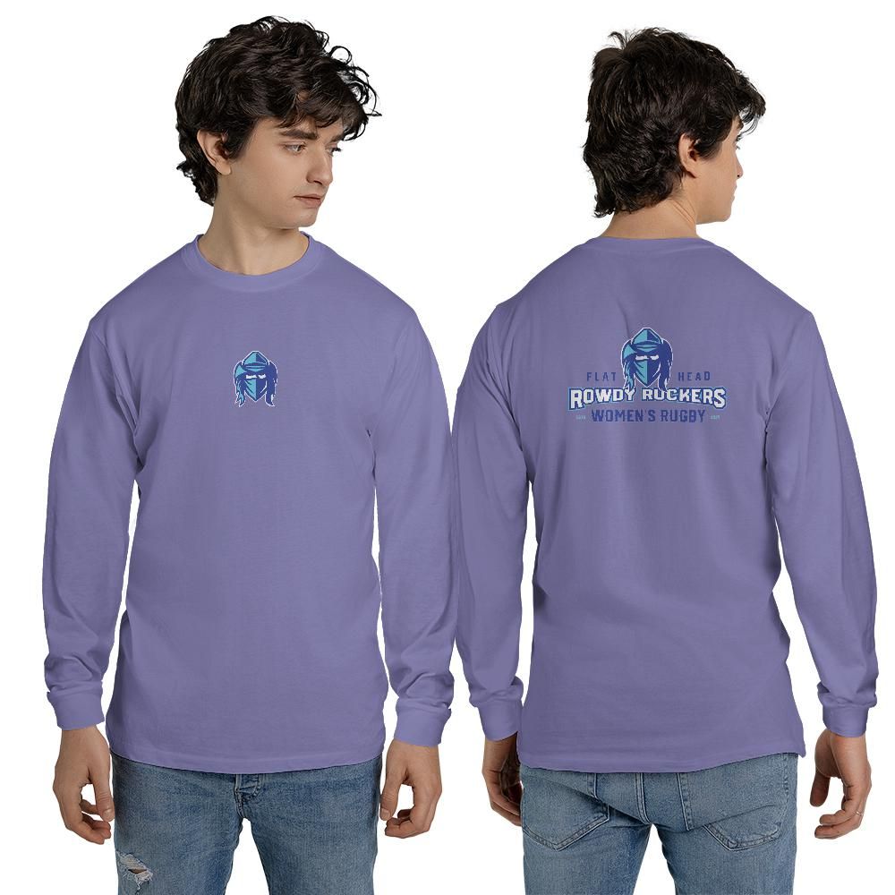 Rowdy Ruckers Long Sleeve T-shirt Comfort Colors 6014 (Made in US)