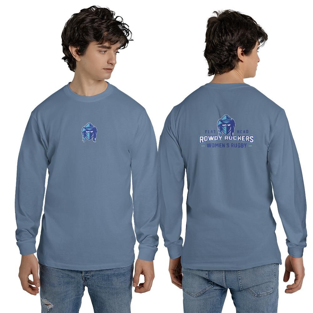 Rowdy Ruckers Long Sleeve T-shirt Comfort Colors 6014 (Made in US)
